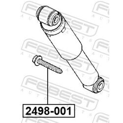 Upevňovacie čapy stabilizátora FEBEST 2498-001 - obr. 1