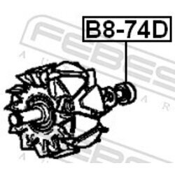 Ložisko FEBEST B8-74D - obr. 1