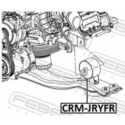 Uloženie motora FEBEST CRM-JRYFR - obr. 1