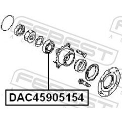 Ložisko kolesa FEBEST DAC45905154 - obr. 1