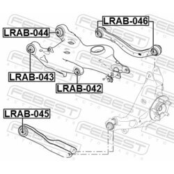 Uloženie riadenia FEBEST LRAB-045 - obr. 1