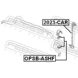 Uloženie priečneho stabilizátora FEBEST OPSB-ASHF - obr. 1