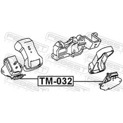 Uloženie motora FEBEST TM-032 - obr. 1