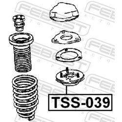 Ložisko pružnej vzpery FEBEST TSS-039