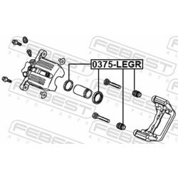 Opravná sada brzdového strmeňa FEBEST 0375-LEGR - obr. 1