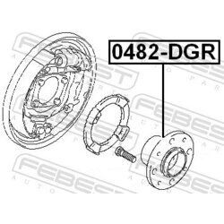 Náboj kolesa FEBEST 0482-DGR - obr. 1