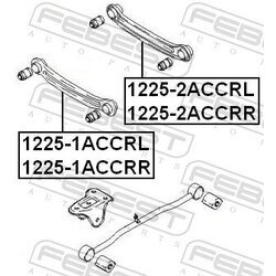 Rameno zavesenia kolies FEBEST 1225-2ACCRR - obr. 1