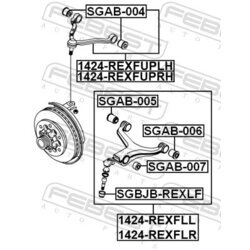 Rameno zavesenia kolies FEBEST 1424-REXFLL - obr. 1