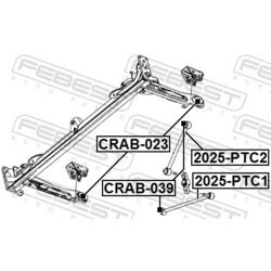 Uloženie riadenia FEBEST CRAB-039 - obr. 1