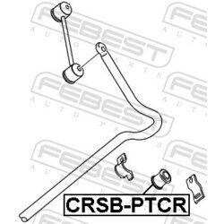 Uloženie priečneho stabilizátora FEBEST CRSB-PTCR - obr. 1