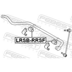 Uloženie priečneho stabilizátora FEBEST LRSB-RRSF - obr. 1