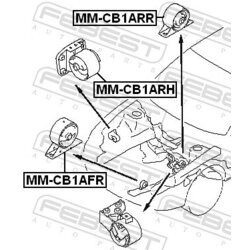 Uloženie motora FEBEST MM-CB1AFR - obr. 1