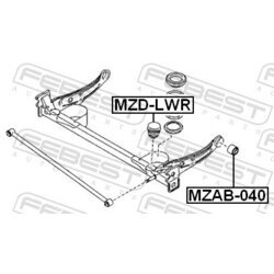 Uloženie riadenia FEBEST MZAB-040 - obr. 1