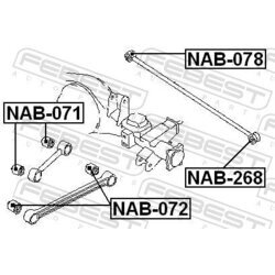 Uloženie riadenia FEBEST NAB-072 - obr. 1