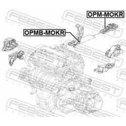 Uloženie motora FEBEST OPMB-MOKR - obr. 1