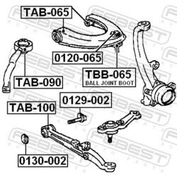 Uloženie riadenia FEBEST TAB-065 - obr. 1