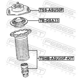 Ložisko pružnej vzpery FEBEST TSS-ASU50F - obr. 1