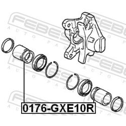 Piest brzdového strmeňa FEBEST 0176-GXE10R - obr. 1