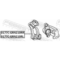 Sada držiakov brzd. strmeňov FEBEST 0177C-GRN210RL - obr. 1