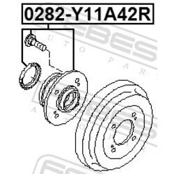 Náboj kolesa FEBEST 0282-Y11A42R - obr. 1