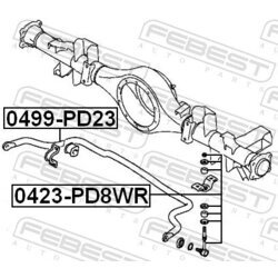 Stabilizátor podvozku FEBEST 0499-PD23 - obr. 1