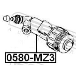 Pomocný spojkový valec FEBEST 0580-MZ3 - obr. 1