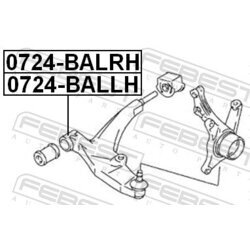 Rameno zavesenia kolies FEBEST 0724-BALLH - obr. 1