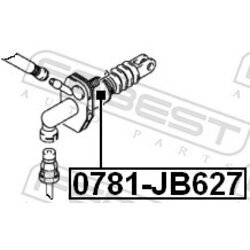 Hlavný spojkový valec FEBEST 0781-JB627 - obr. 1