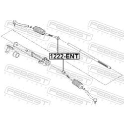 Axiálny čap tiahla riadenia FEBEST 1222-ENT - obr. 1