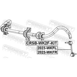 Tyč/Vzpera stabilizátora FEBEST 2023-WKFR - obr. 1
