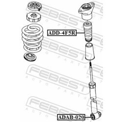 Doraz odpruženia FEBEST ADD-4F5R - obr. 1