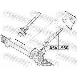 Hriadeľ riadenia FEBEST ASVL-S60 - obr. 1