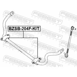 Opravná sada uloženia stabilizátora FEBEST BZSB-204F-KIT - obr. 1