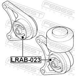 Uloženie, diferenciál FEBEST LRAB-023 - obr. 1