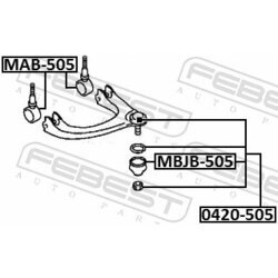 Uloženie riadenia FEBEST MAB-505 - obr. 1