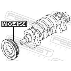 Remenica kľukového hriadeľa FEBEST MDS-4G64 - obr. 1