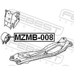 Uloženie motora FEBEST MZMB-008 - obr. 1