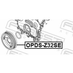 Remenica kľukového hriadeľa FEBEST OPDS-Z32SE - obr. 1