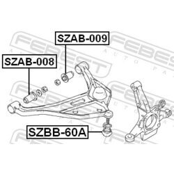 Uloženie riadenia FEBEST SZAB-009 - obr. 1