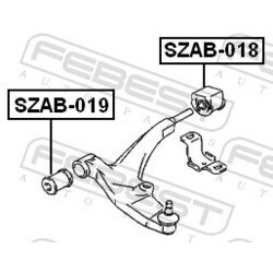 Uloženie riadenia FEBEST SZAB-018 - obr. 1