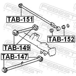 Uloženie riadenia FEBEST TAB-147 - obr. 1