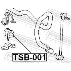 Uloženie priečneho stabilizátora FEBEST TSB-001 - obr. 1