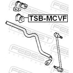 Uloženie priečneho stabilizátora FEBEST TSB-MCVF - obr. 1