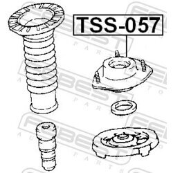 Ložisko pružnej vzpery FEBEST TSS-057 - obr. 1