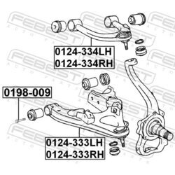 Rameno zavesenia kolies FEBEST 0124-333LH - obr. 1