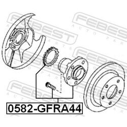 Náboj kolesa FEBEST 0582-GFRA44 - obr. 1