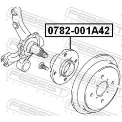 Náboj kolesa FEBEST 0782-001A42 - obr. 1