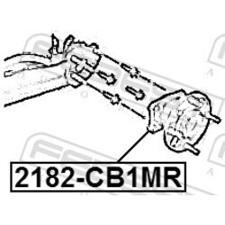 Náboj kolesa FEBEST 2182-CB1MR - obr. 1