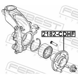 Náboj kolesa FEBEST 2182-CDHF - obr. 1