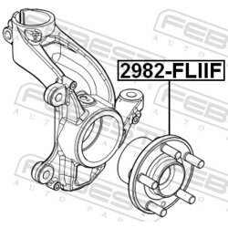 Náboj kolesa FEBEST 2982-FLIIF - obr. 1